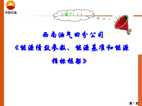 2015年3月能源基准、绩效参数及指标培训材料.ppt