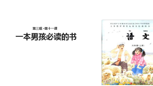 六年级上册语文课件-11一本男孩必读的书∣苏教版(共20张PPT)