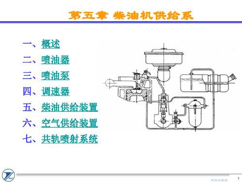 1305853482111735715第五章 柴油机供给系