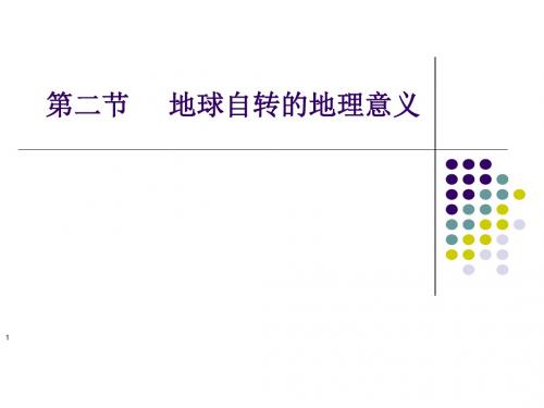 《地球自转的地理意义》PPT优秀课件9 鲁教版