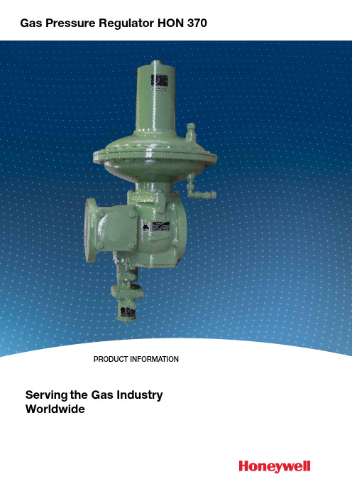 Honeywell气体公共设备 HON 370 解剖分析说明书