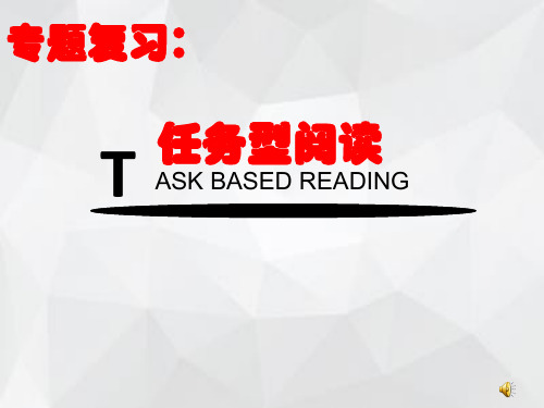 中考英语《任务型阅读》市级公开课课件