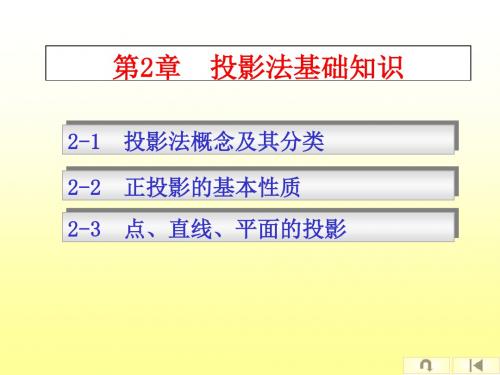 投影法基础知识ppt课件