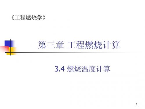 工程燃烧学课件4