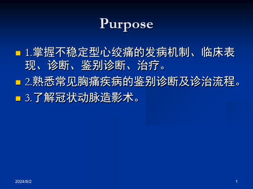 教学查房不稳定型心绞痛分享资料