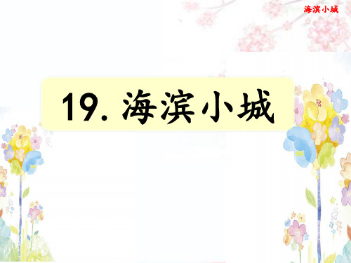 部编版三年级上册语文 19.海滨小城 课件(PPT 48页)