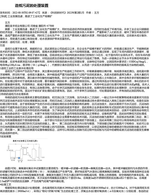 造纸污泥的处理装置