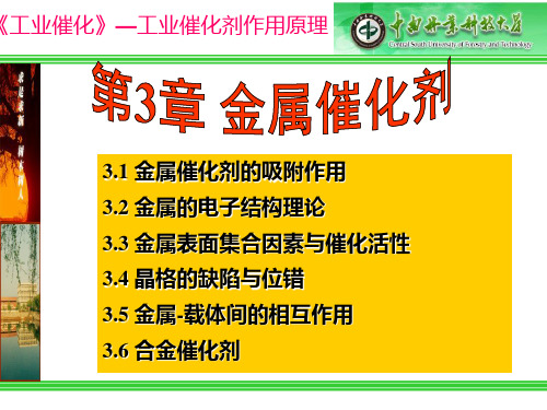 工业催化剂作用原理—金属催化剂