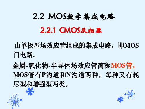 2.2 MOS数字集成电路