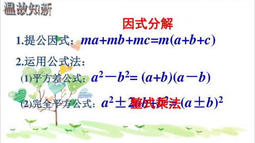 初中数学七年级下册《9.5 因式分解(一)》PPT课件 (14)