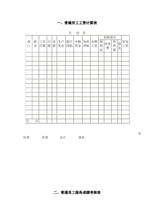 办公文档格式全集(九)