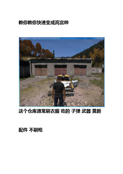 告诉dayz你哪些房子里刷物资