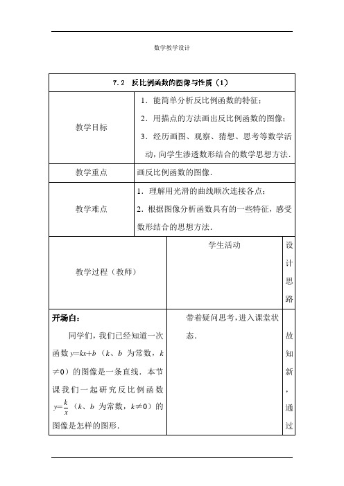 2017反比例函数的图像与性质教案1.doc