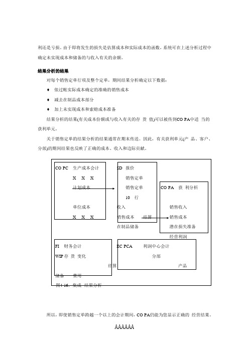 R3功能详解-管理会计-获利性分析(五)