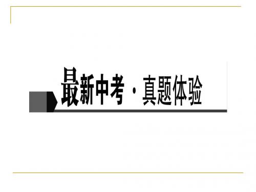 【人教版】聚焦中考语文习题ppt课件：第18讲-个性阅读