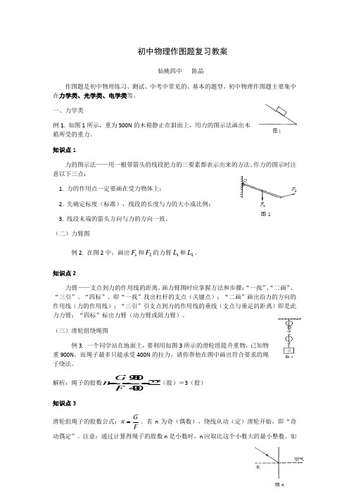 物理人教版九年级全册物理作图题