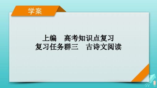 新教材适用2024版高考语文一轮总复习文言文阅读分点突破2掌握文言断句课件