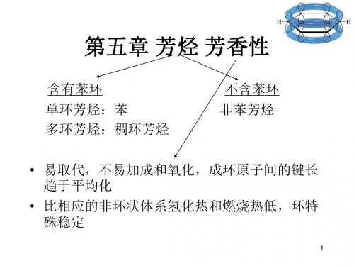 第5章芳烃芳香性.