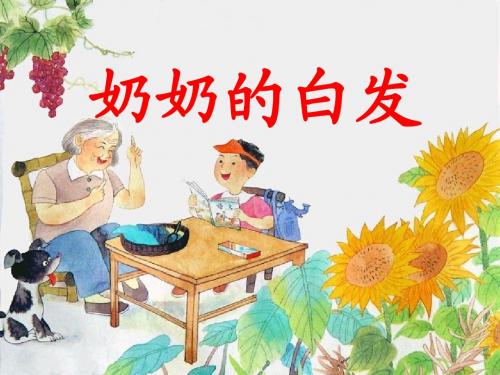 《奶奶的白发》PPT教学课件