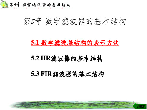 数字滤波器的基本结构