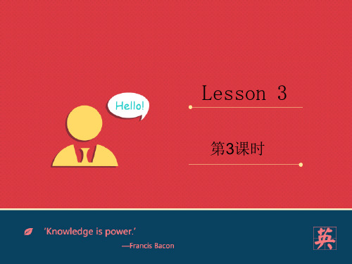 四年级英语上册 Lesson 3 Is this your bag(第3课时)优秀课件 科普版