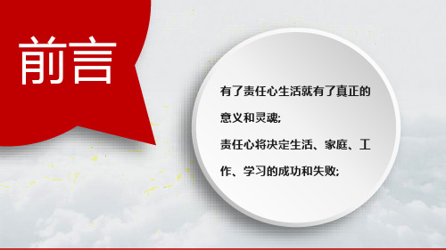 企业管理如何提高工作责任心精品内容PPT演示