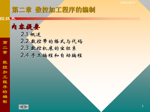 数控加工程序的编制专题教学