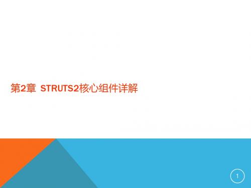 第2章Struts2核心组件详解