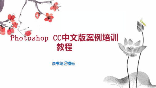 Photoshop CC中文版案例培训教程