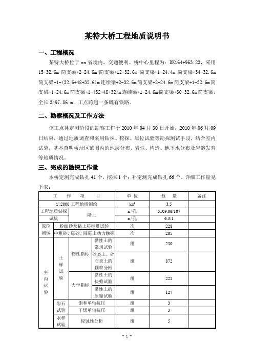 [山西]高速公路特大桥岩土详细勘察报告(CAD图)_secret