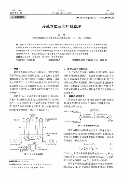 冷轧立式活套控制原理