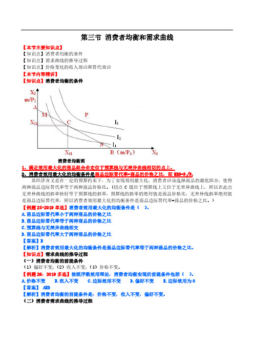 11 第2章消费者行为分析-第3节消费者均衡和需求曲线