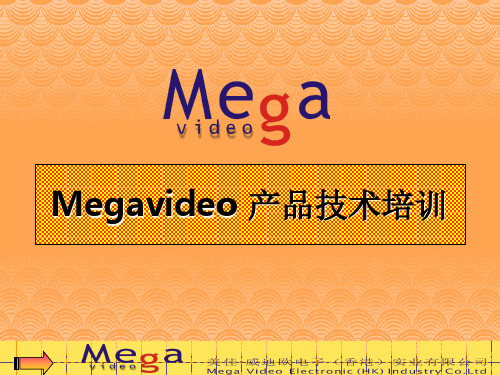 Megavideo 美佳威迪欧 产品技术培训(网页管理篇)