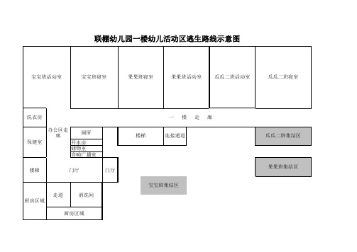 紧急疏散演练逃生路线图.doc