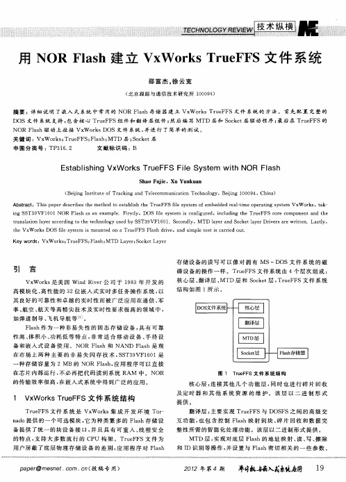 用NOR Flash建立VxWorks TrueFFS文件系统