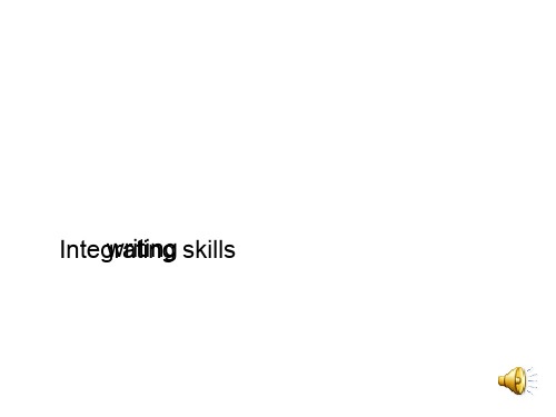 高二英语integrating-skills课件2