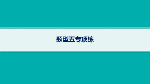 高考地理二轮总复习考前非选择题题型专项强化练 题型五专项练