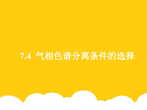 气相色谱分离条件的选择实用PPT文档