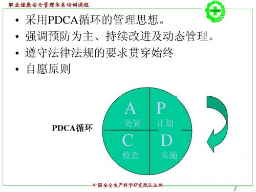 ISO 18001标准第一部分_中国生产安全科学院认证部