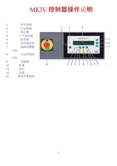 阿特拉斯空压机操作说明