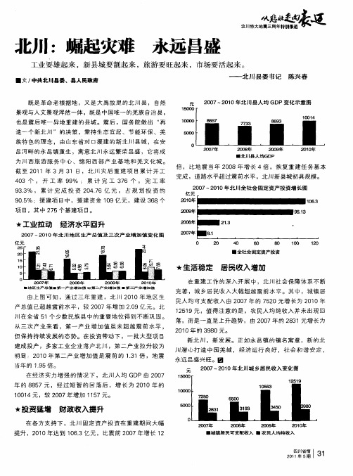 北川：崛起灾难 永远昌盛