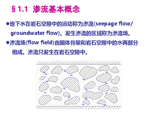 渗流的基本定律达西定律