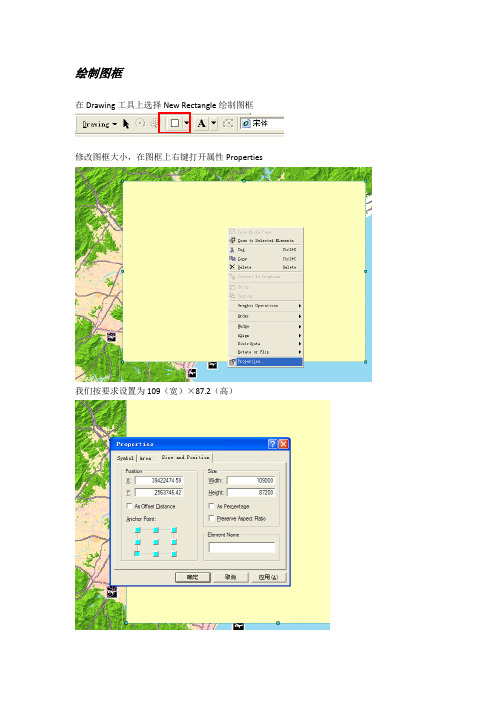 Arcgis制作图框及专题地图制作