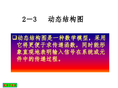 第二章2-3系统方框图梅森公式及系统传递函数