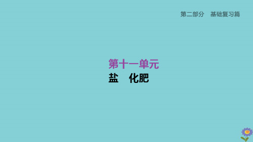 (柳州专版)2020版中考化学夺分复习第02部分基础复习篇第11单元盐化肥课件