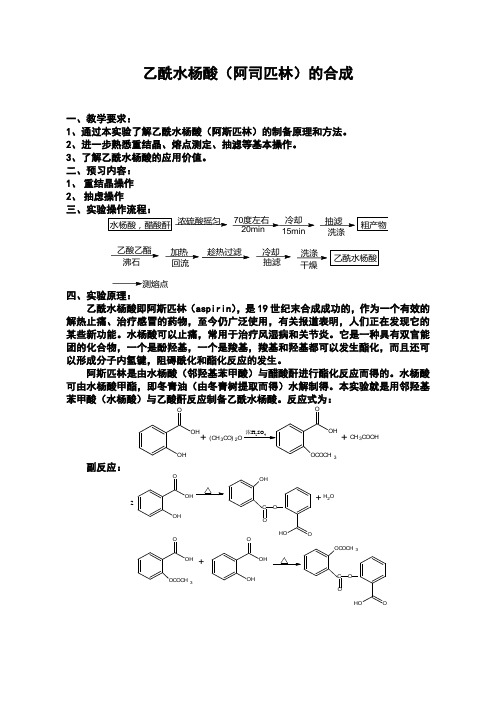 乙酰水杨酸的合成