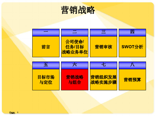 营销战略规划(全)PPT幻灯片课件