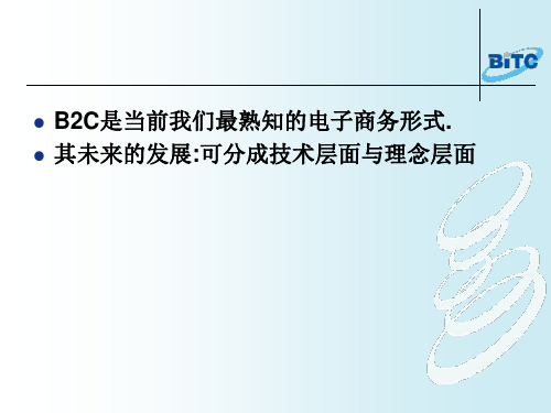 B2C电子商务运营模式讲义(PPT 31页)