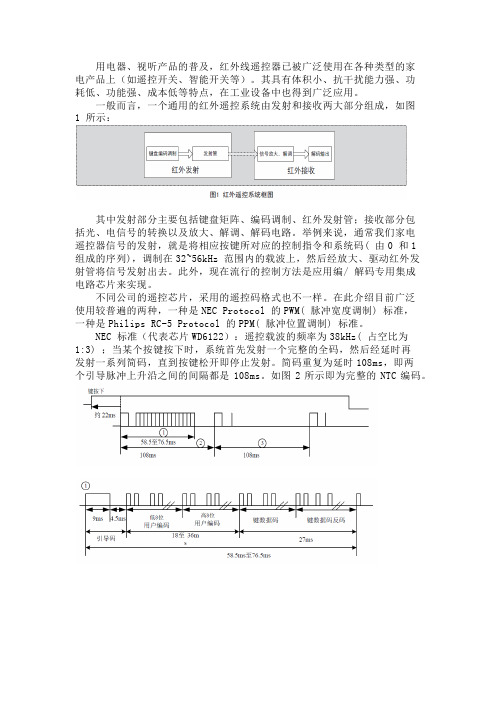 单片机红外遥控编码与解码