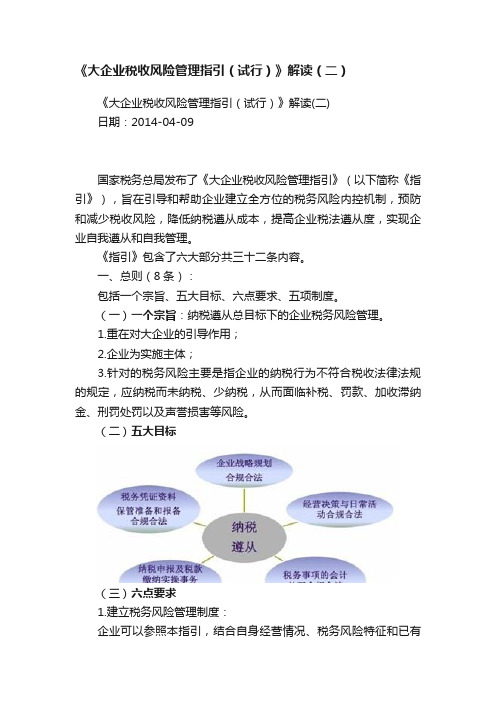 《大企业税收风险管理指引（试行）》解读（二）